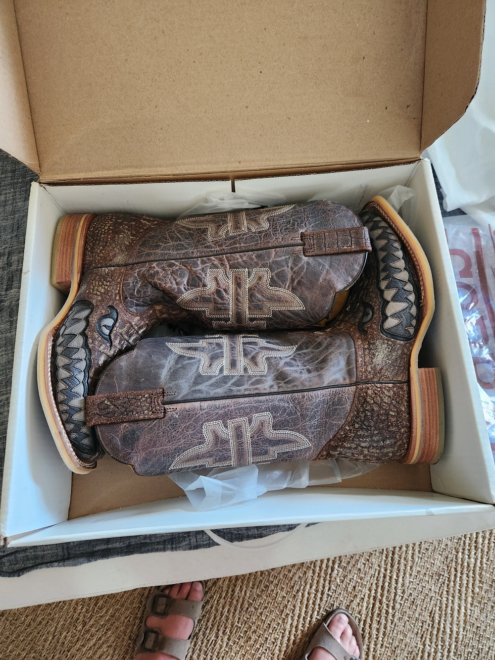 Tin Haul Gator Boots